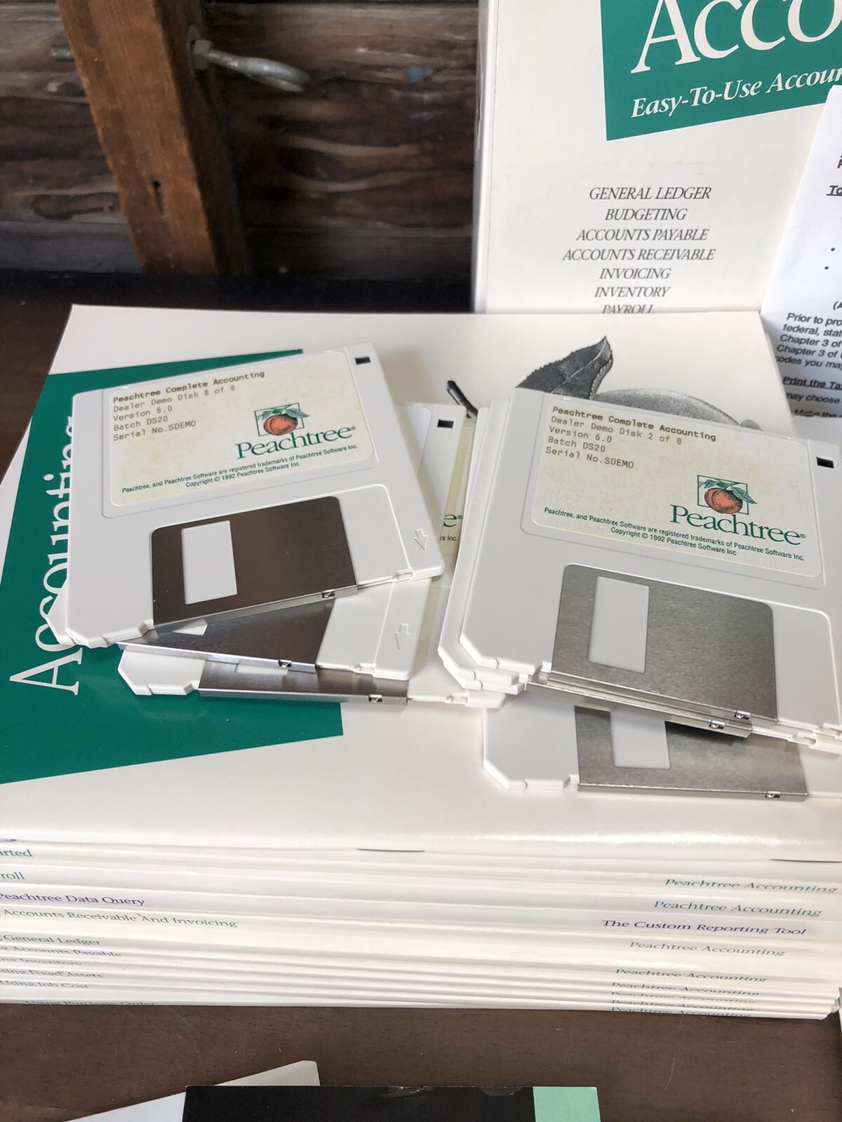 VINTAGE PEACHTREE SMALL BUSINESS ACCOUNTING SYSTEM Software 6.0