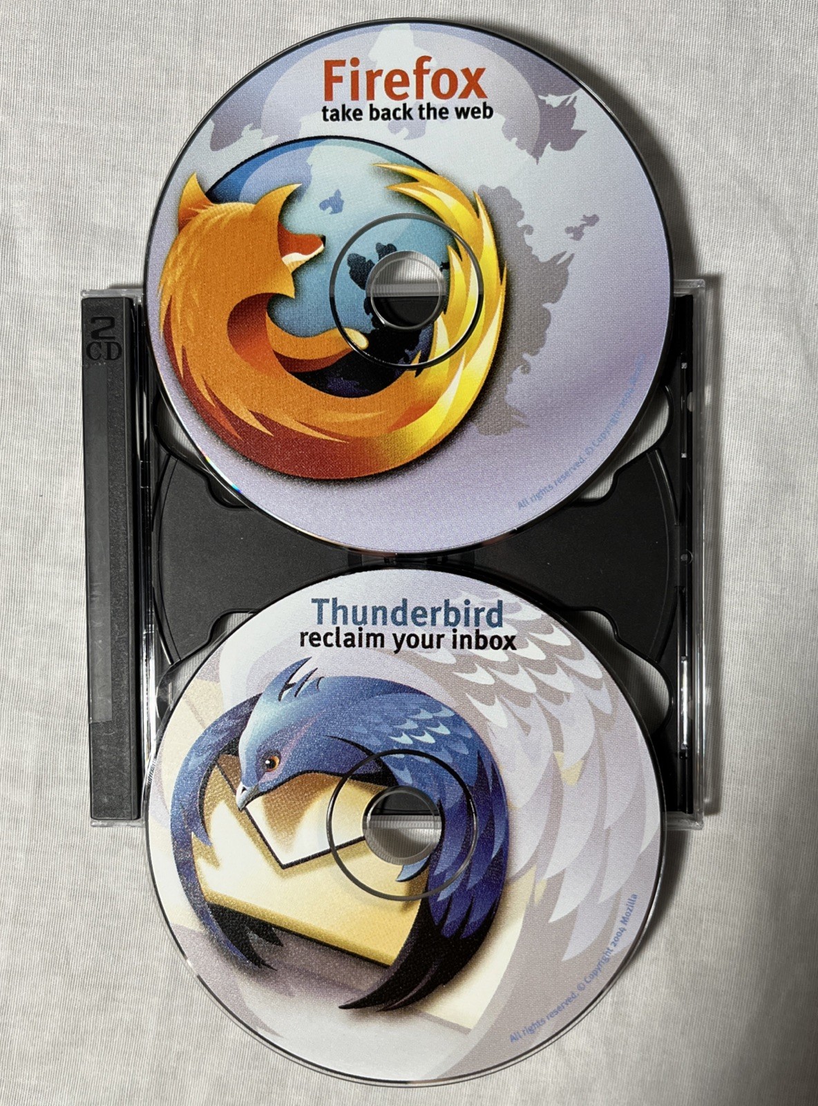 2004 Firefox & Thunderbird 1.0 CD ROMs Microsoft Windows 95 *FREE SHIPPING*