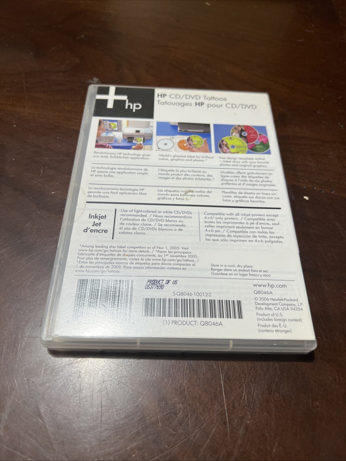HP Invent Cd / Dvd Tattoos Jupiter Grey DEMO (CD & DVD, 2006)