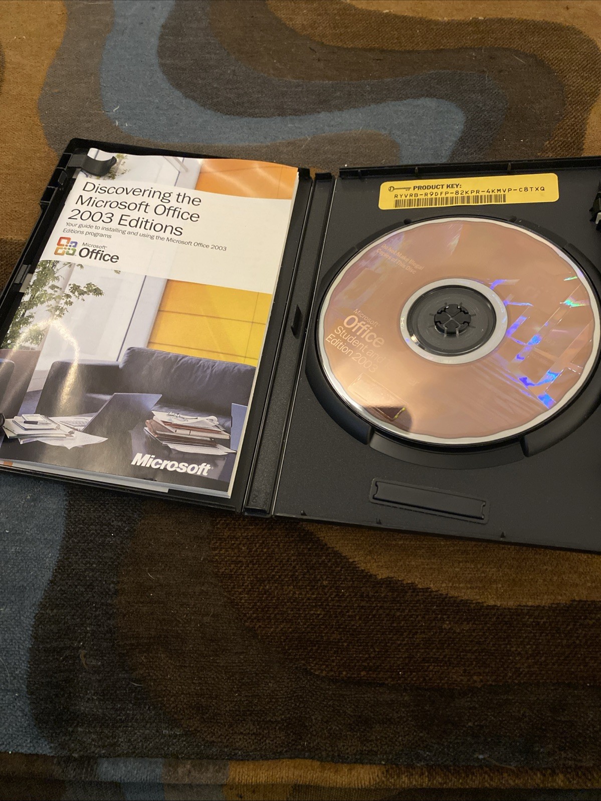(T) Microsoft Office Student and Teacher 2003 – PC – Used – Very Good