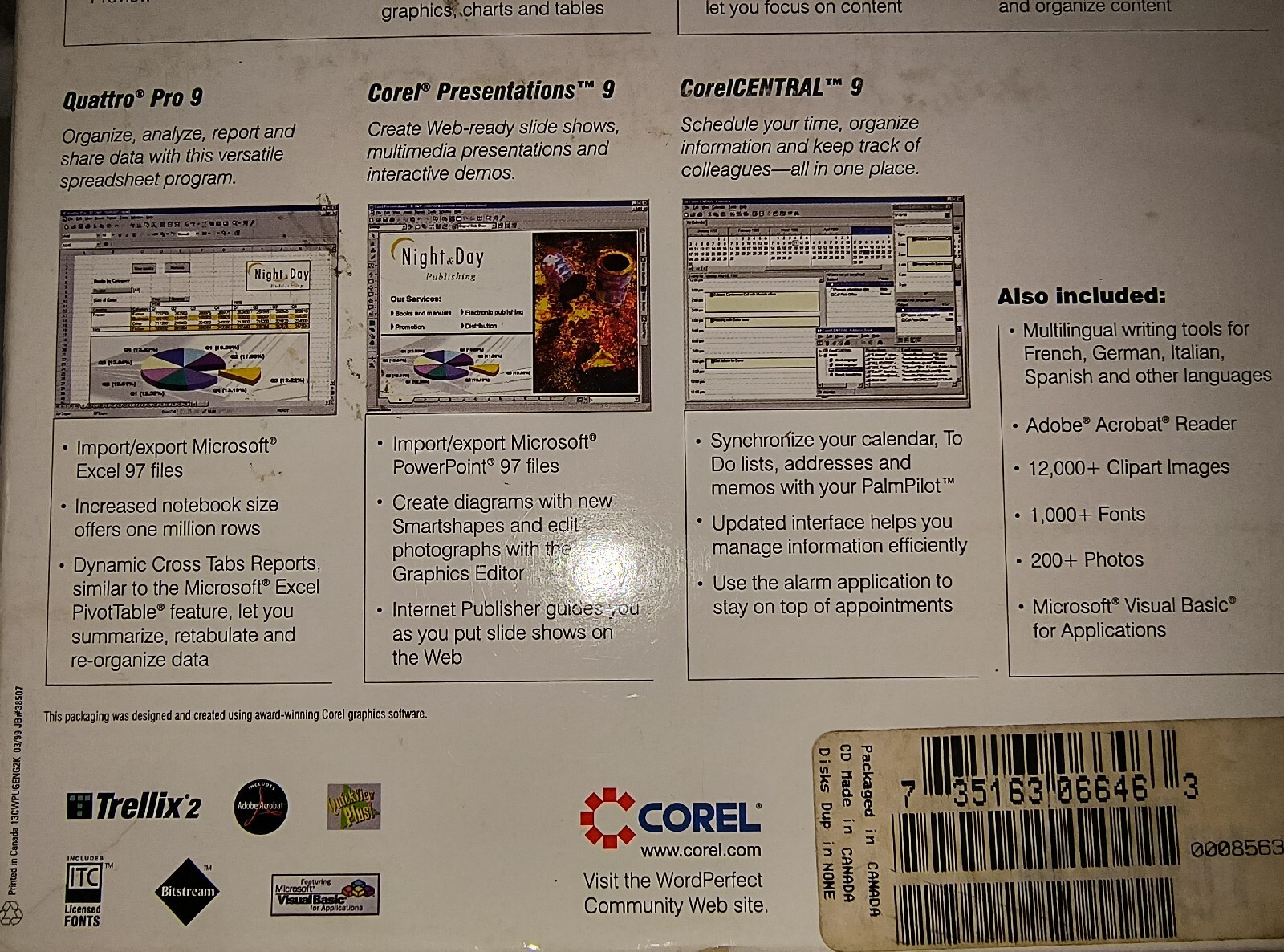 Corel WordPerfect Office Standard Edition 2000