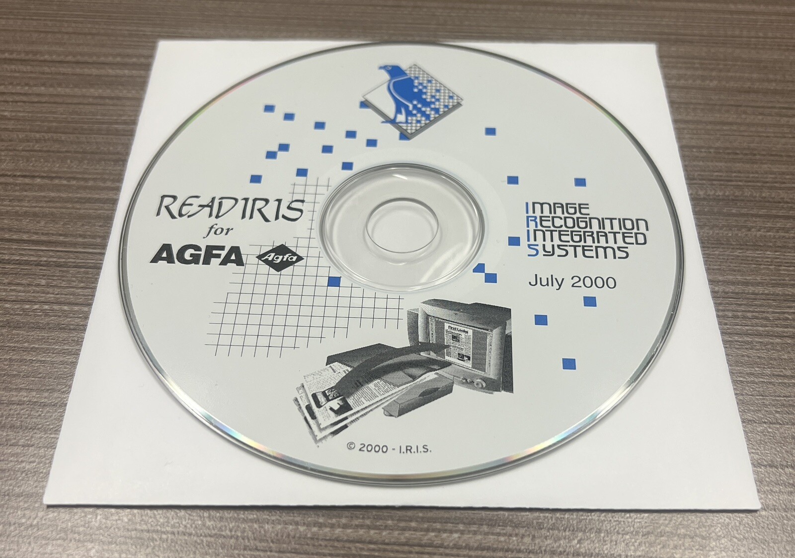 I.R.I.S. Readiris for AGFA Installation CD Disk July 2000