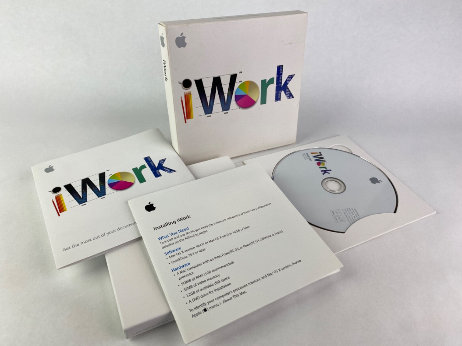 Apple iWork ’09 Retail V9.0.3 Full Version – Complete w/box