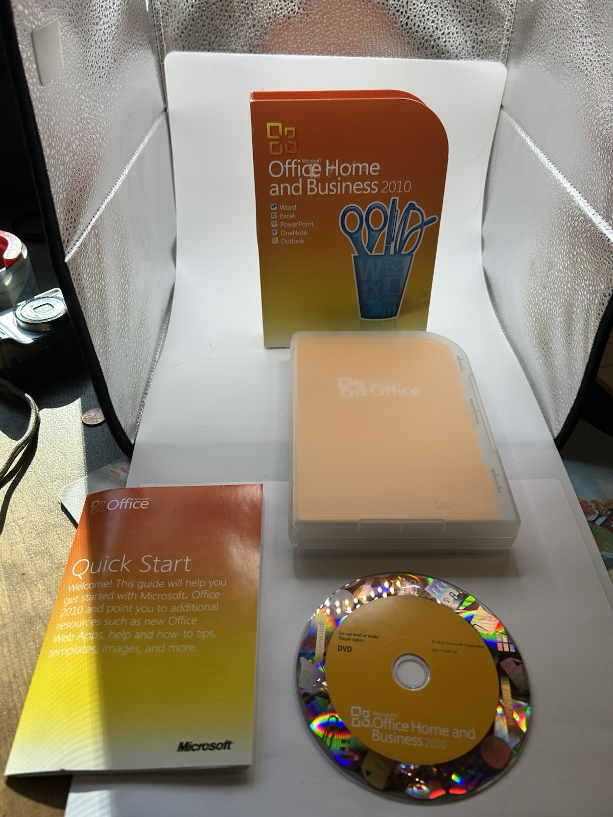 Microsoft Office 2010 Home & Business For 2 PCs Outlook/Excel/Word/PowerPoint
