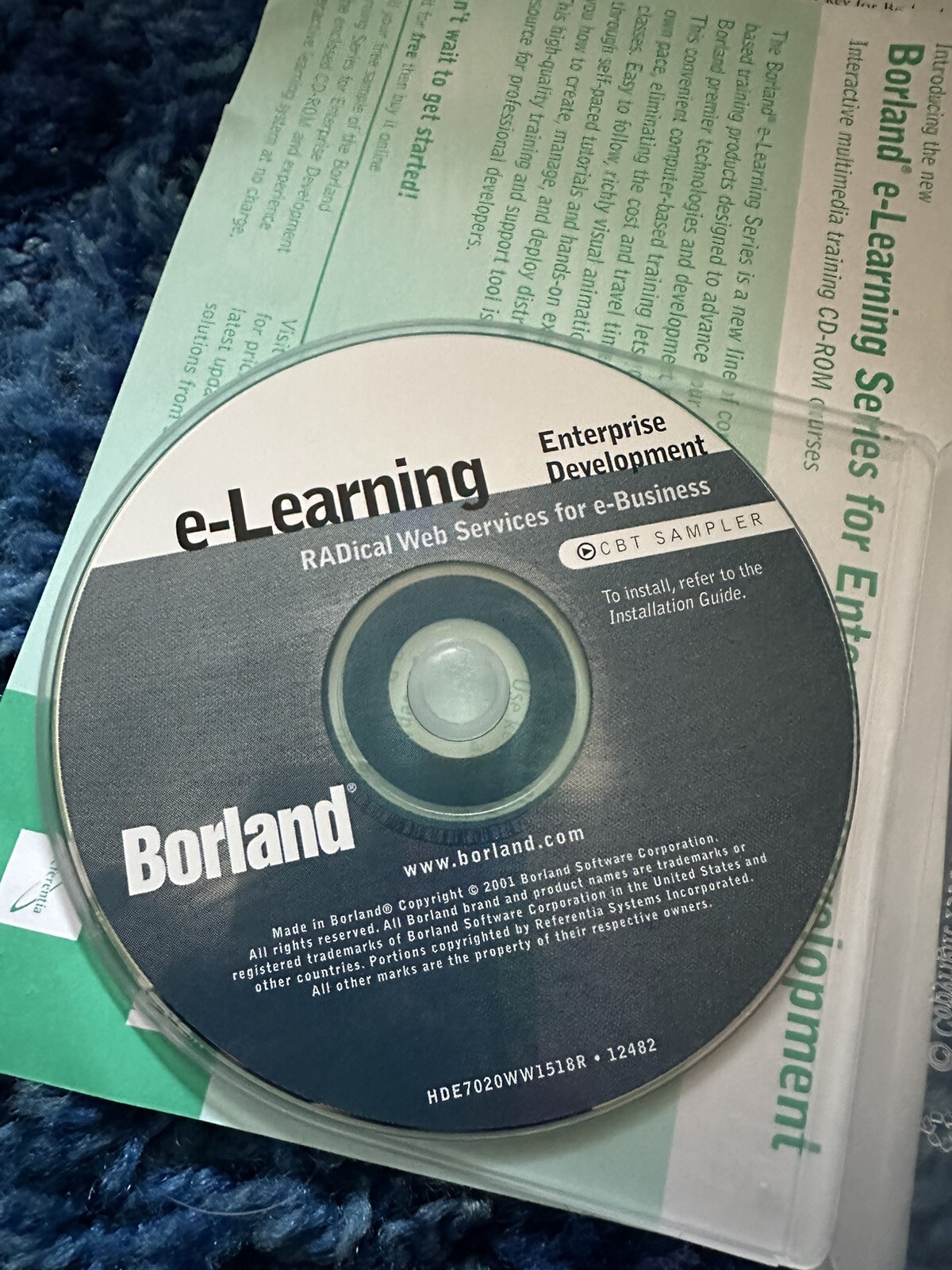 Borland Enterprise Server ! Two original disks with Serial & Authorization KEY !