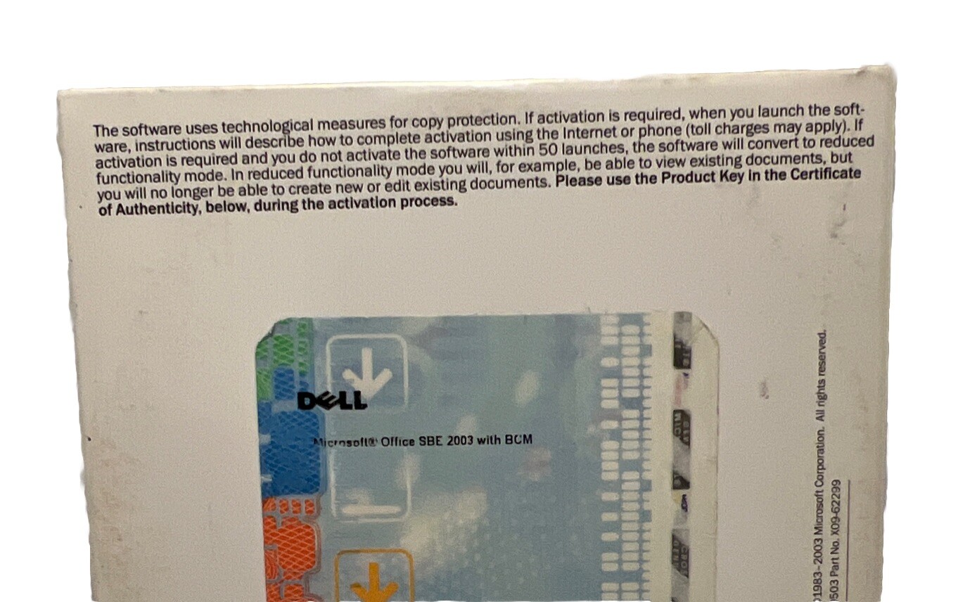 New Microsoft Office XP Professional 2002 Version W/ Product Key AUTHENTIC. DELL