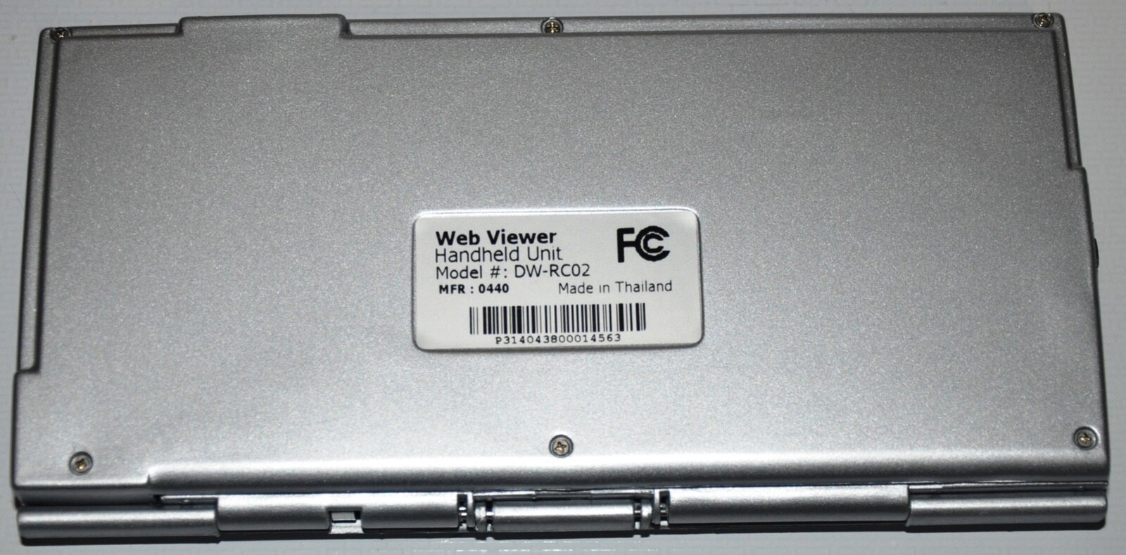 Web Viewer Handheld Unit Model: DW-RC02