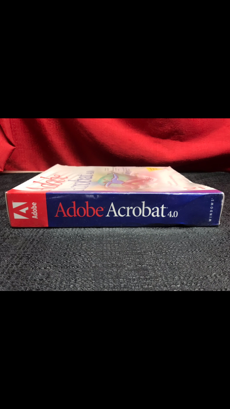 Adobe Acrobat 4.0 for Windows 22001201 ACRO, 4.0, WIN, RET UE,CD – NEW – SEALED
