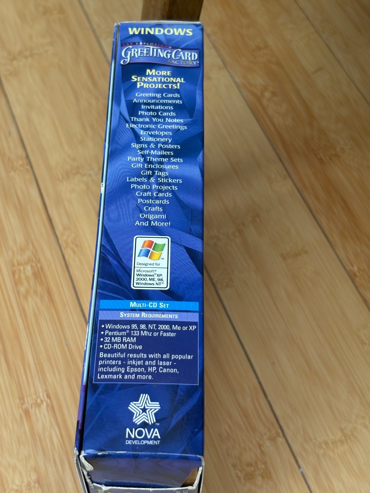 NOVA DEVELOPMENT GREETING CARD FACTORY NEW IN SEALED BOX