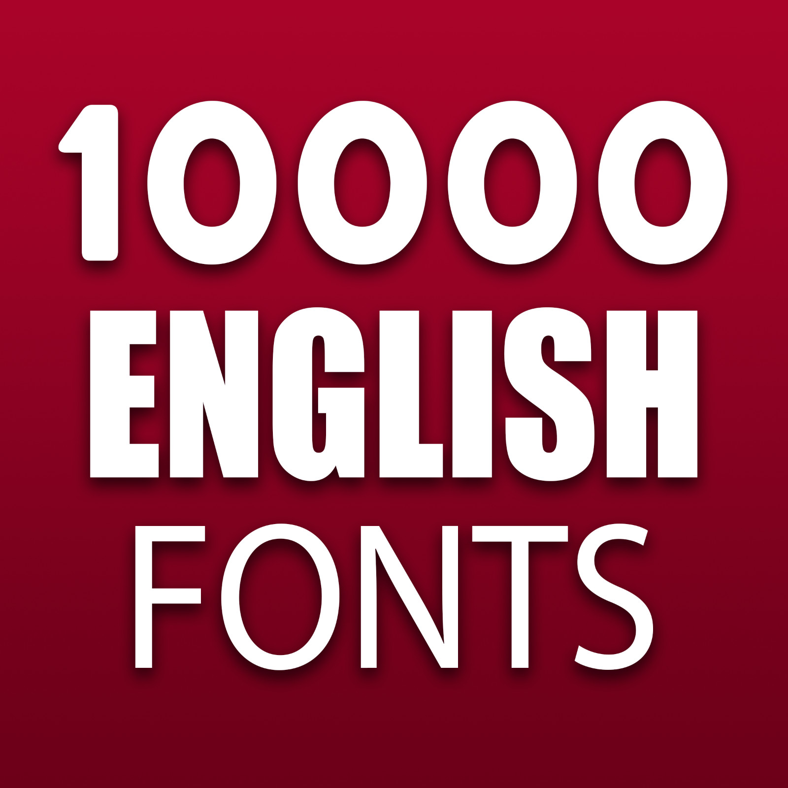 10000+ English Fonts
