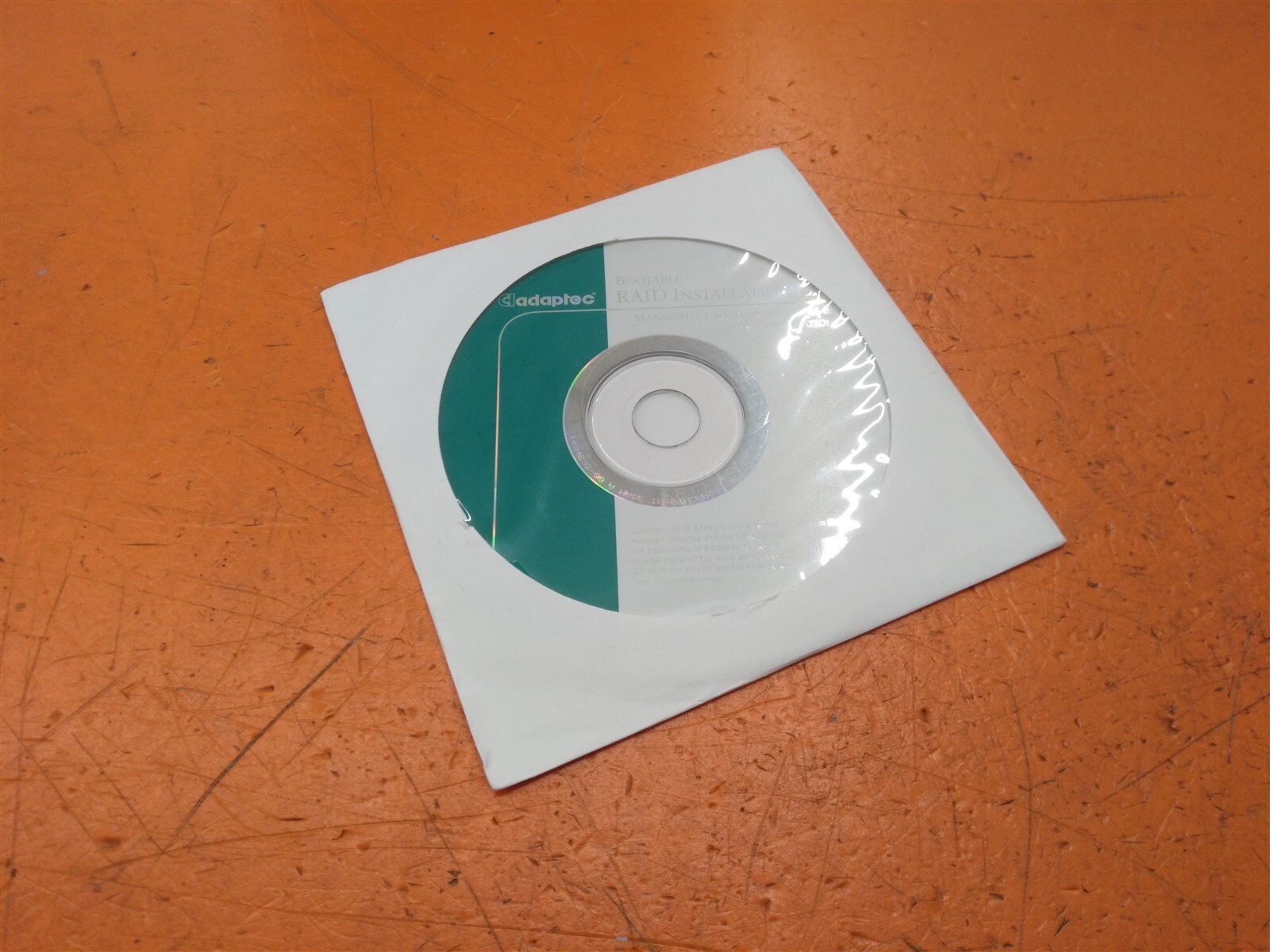 ⭐️⭐️⭐️⭐️⭐️ PC Software CD Disc Adaptec 1965200 Bootable Raid Installation CD