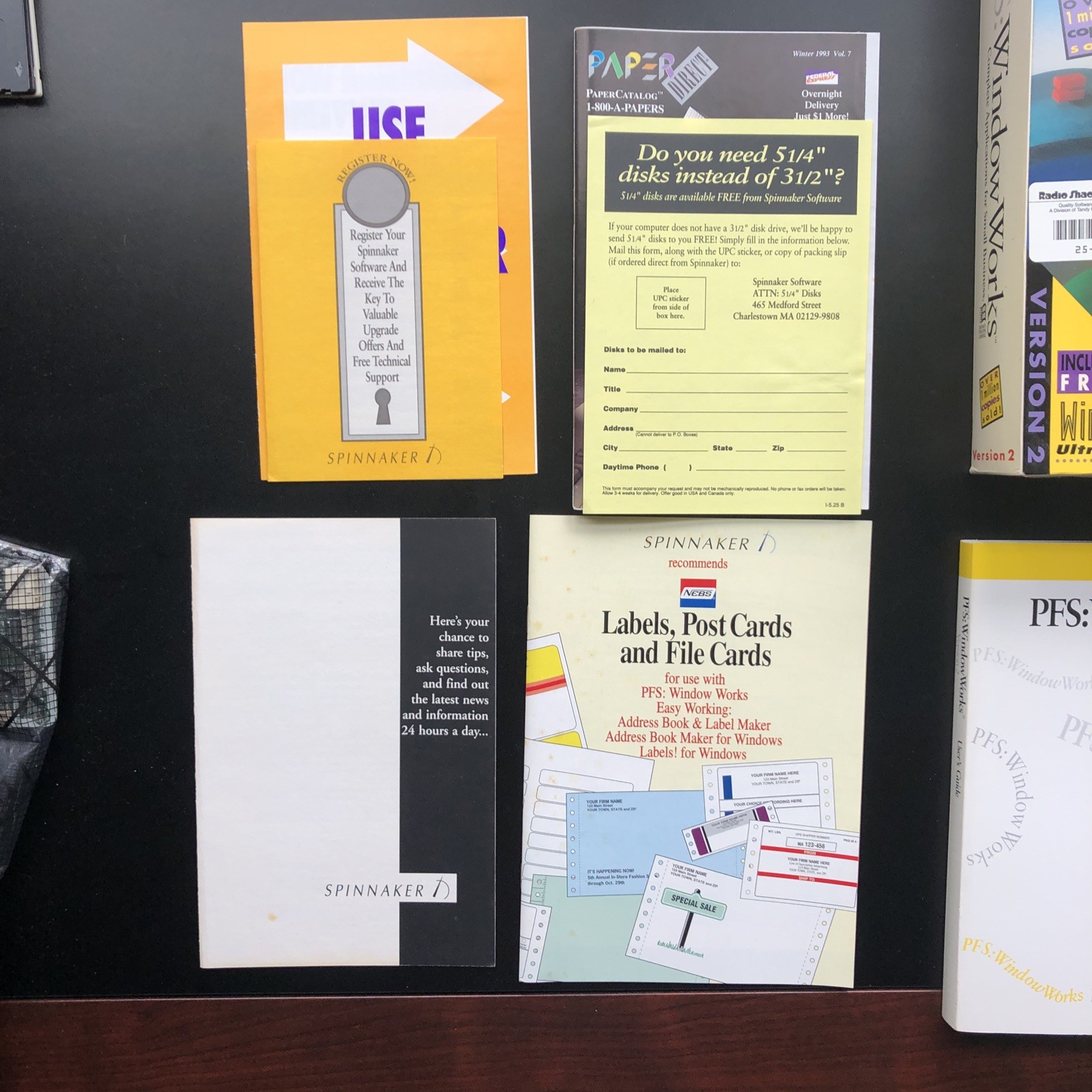 PFS Window Works Version 2 with 3.5″ Floppy Disc