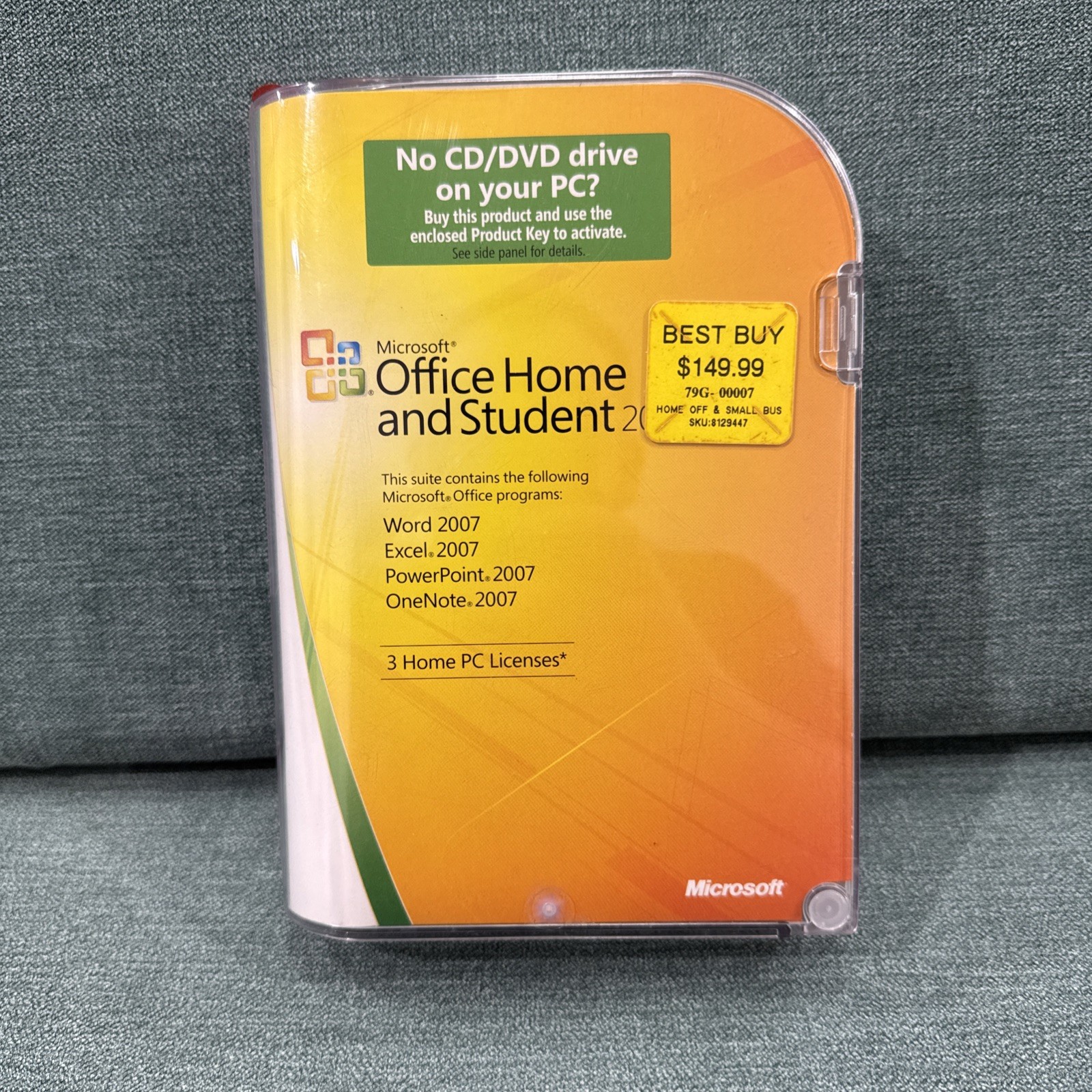 Microsoft MS Office 2007 Home & Student GENUINE Disc – Disc Only, No Product Key