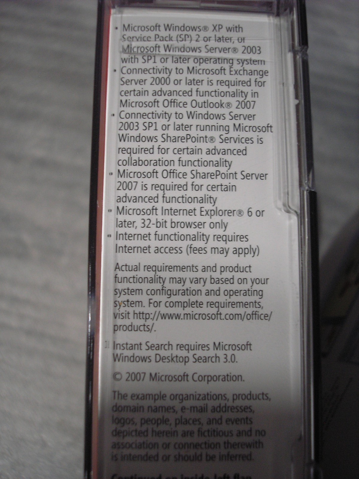 Microsoft Office 2007 Standard Upgrade Edition =NEW RETAIL BOX=