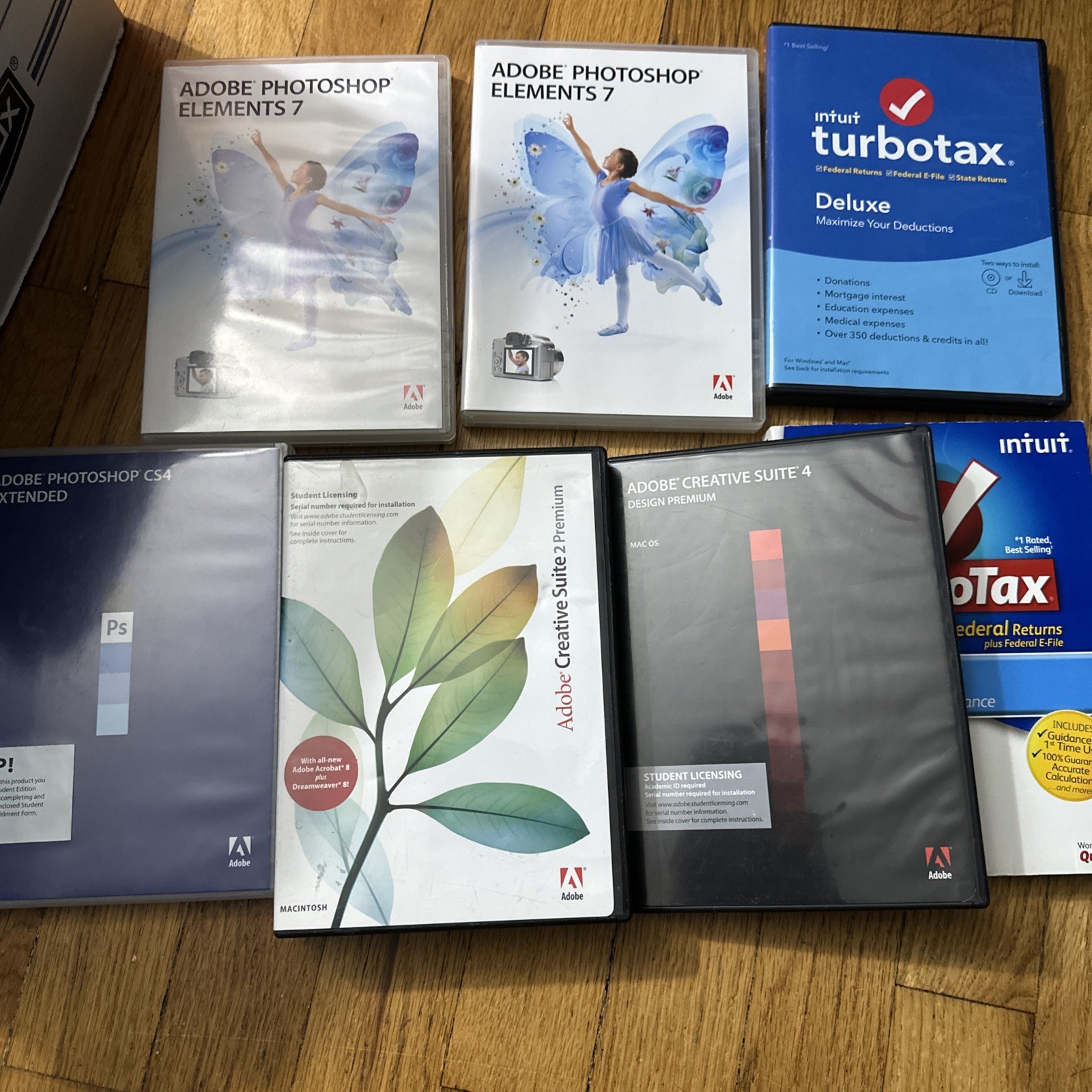 Lot Of 60+ Computer PC Software Windows Adobe Mac Paint Studio TurboTax Office