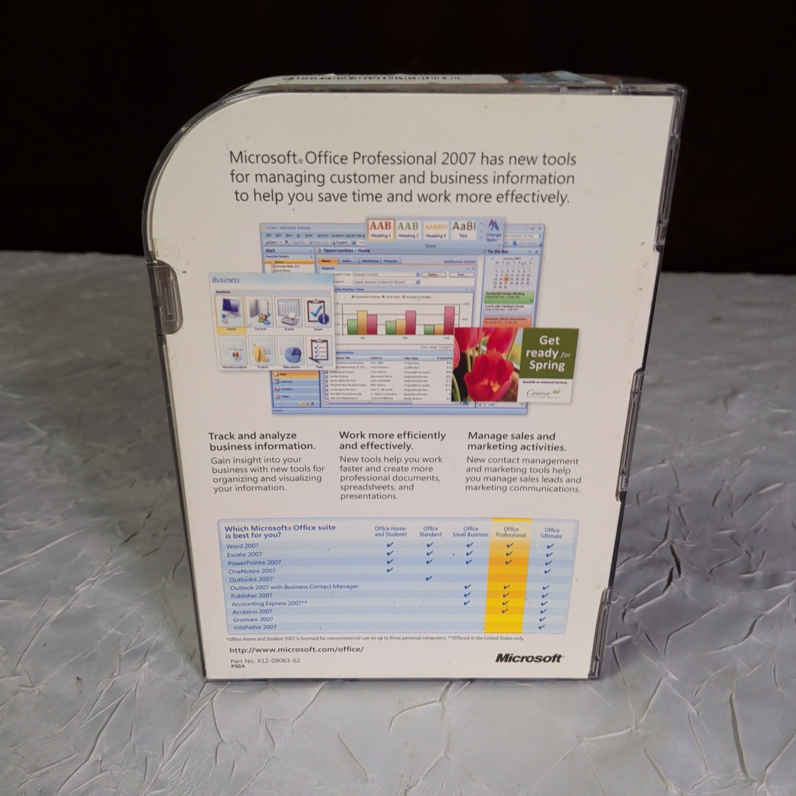 Microsoft Office 2007 Professional Full English Retail Version w/ Product Key