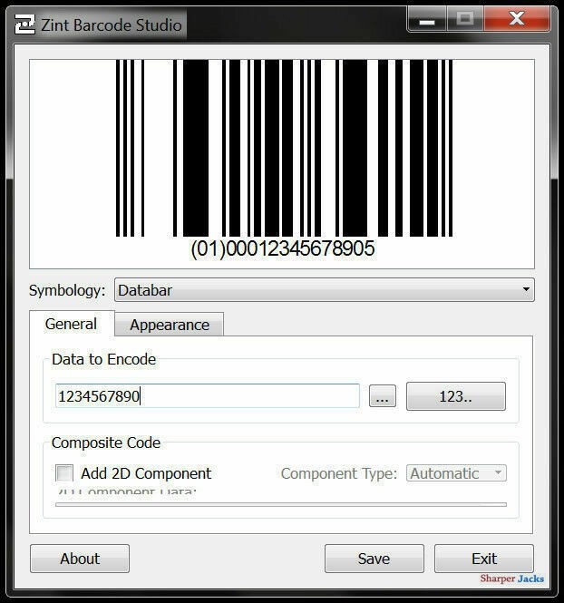 Zint Barcode Generator – UPC QR Code Creator Software – 50+ Formats – Windows CD