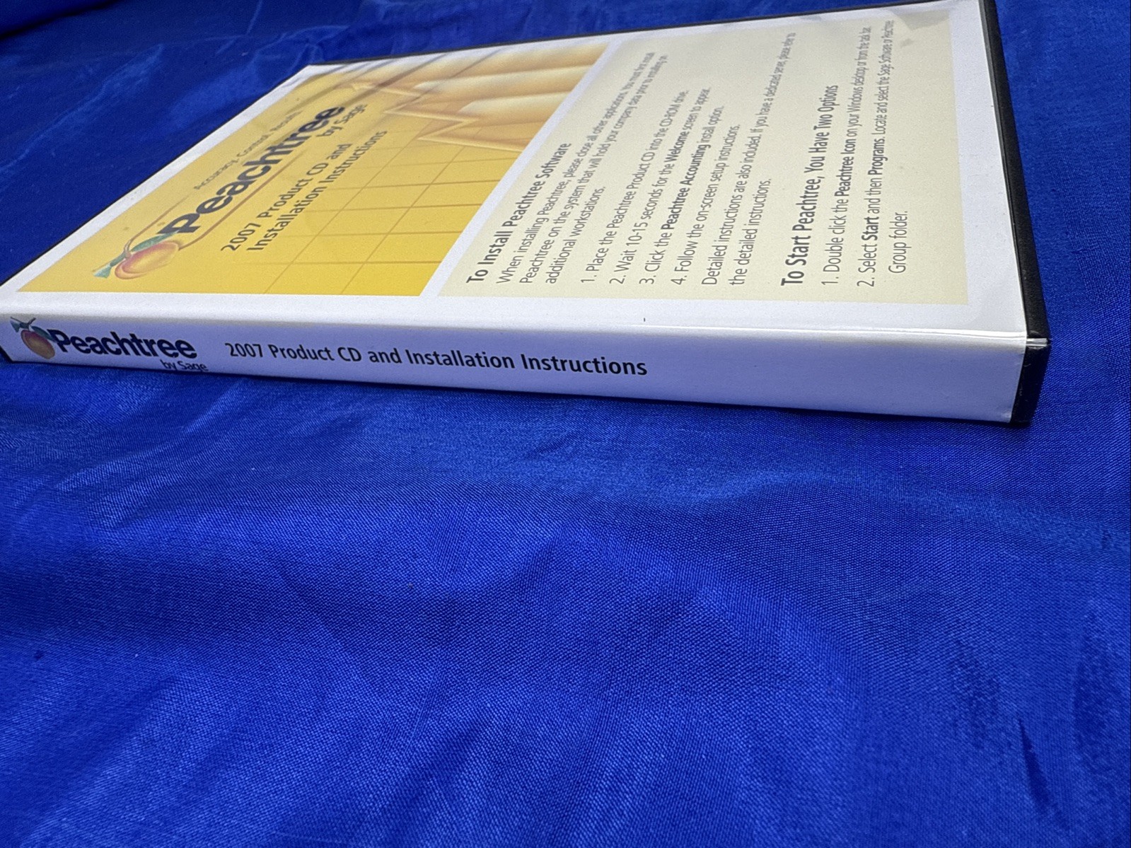 Sage Peachtree Complete Accounting 2007 Complete In Box