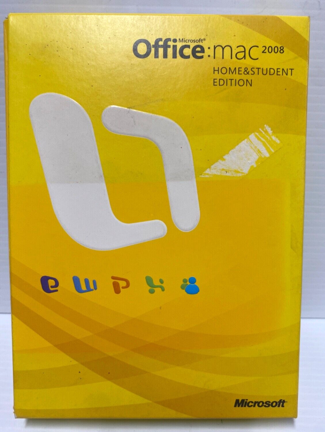 Microsoft Office 2008 Home & Student ED for Mac Part: X13-84395-02 (FC211-2Q854