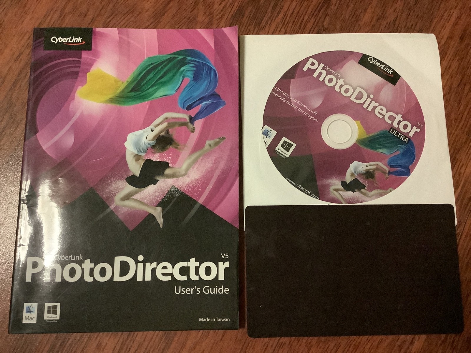 CYBERLINK PHOTODIRECTOR CD AND USERS GUIDE ONLY WITH PRODUCT KEY