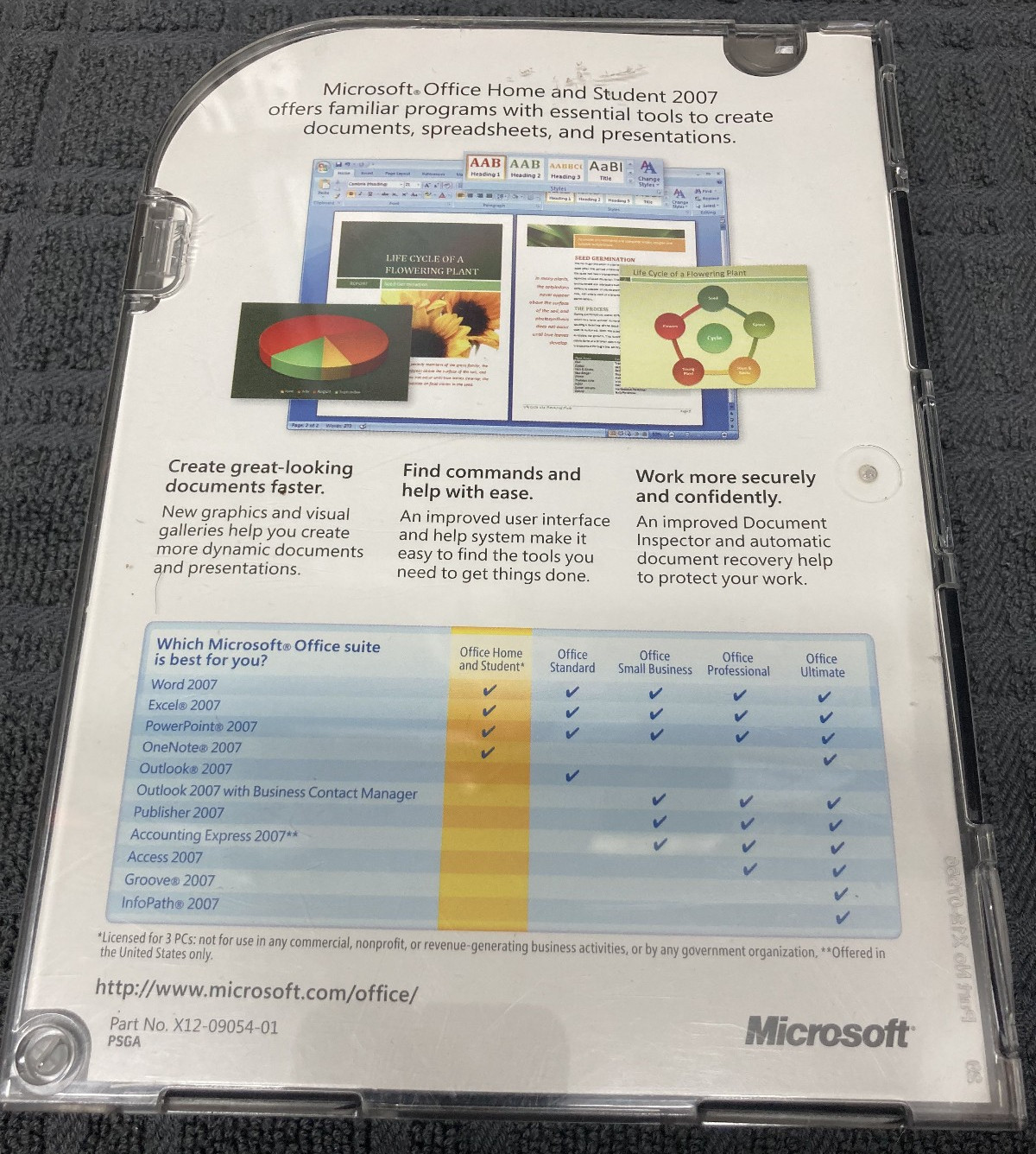 Microsoft Office 2007 Home and Student 2007 w/ Product Key
