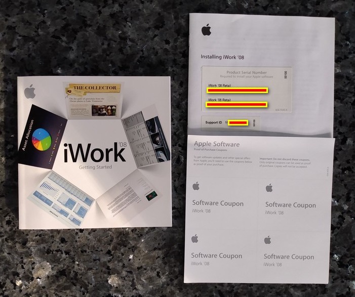 iWork 08 for Mac