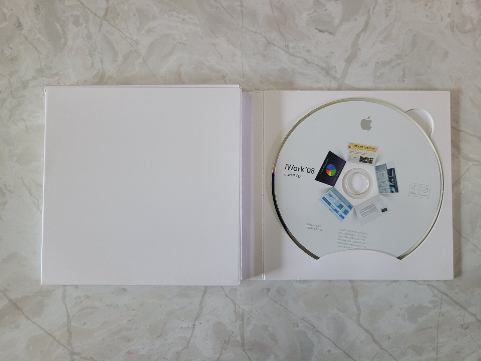 Apple iWork ’08 Retail Macintosh Software MB624Z/A W/ Serial Number