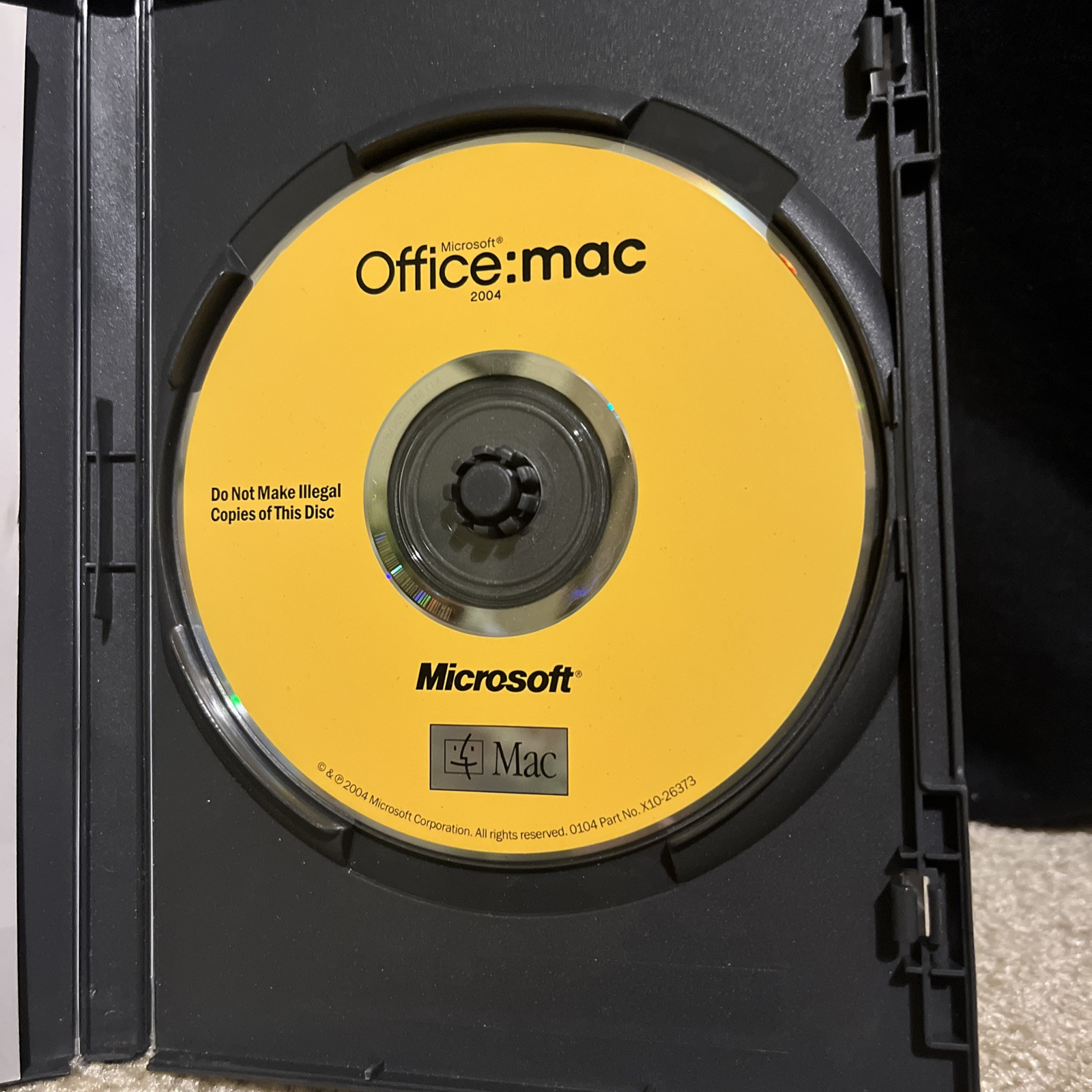 Microsoft Office Mac 2004 W/ Product Key