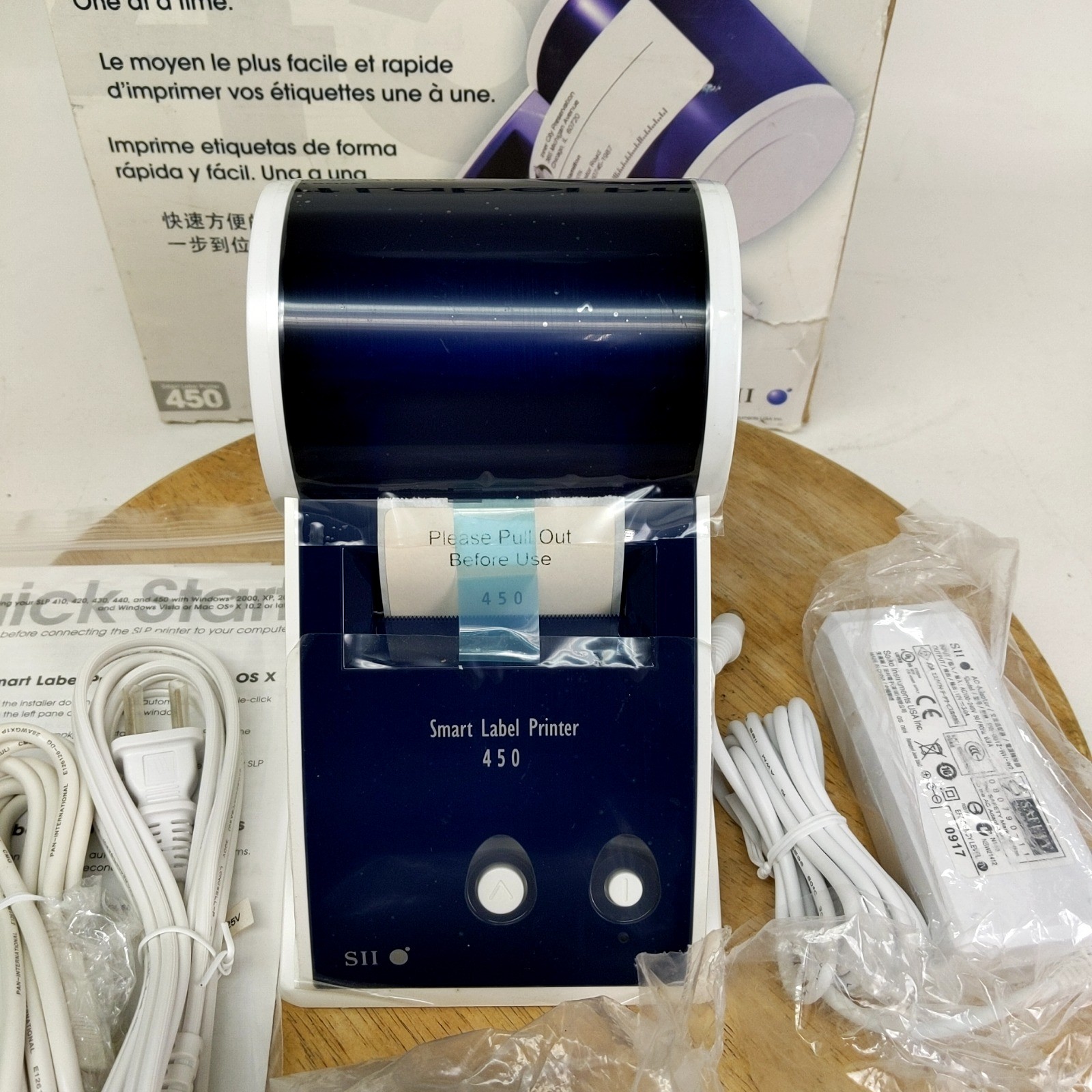 Seiko SII Smart Label Printer 450 Thermal Printer SLP 450 New Open Box
