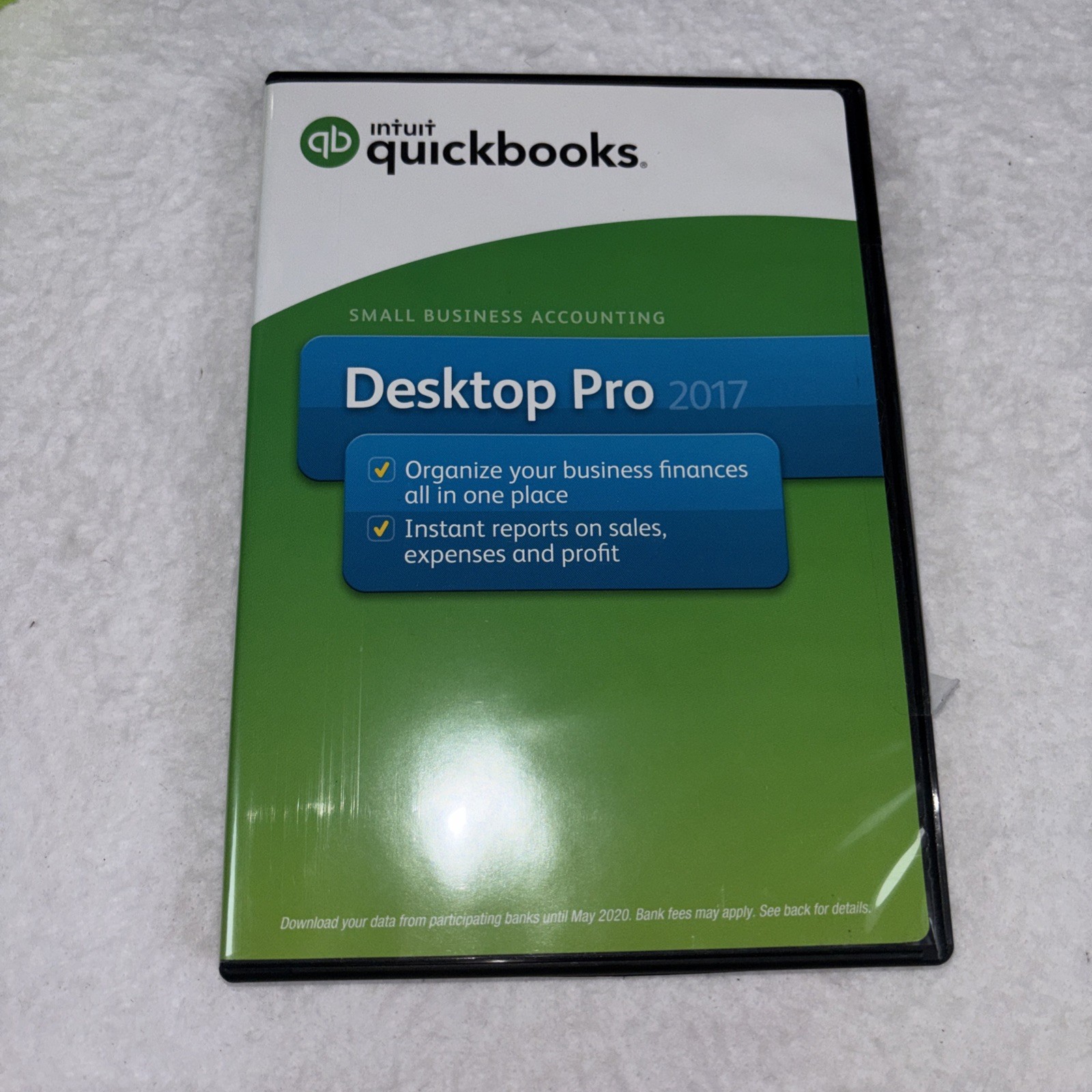 Intuit Quickbooks Desktop Pro 2017 Windows Accounting Retail -NO SUBSCRIPT10N