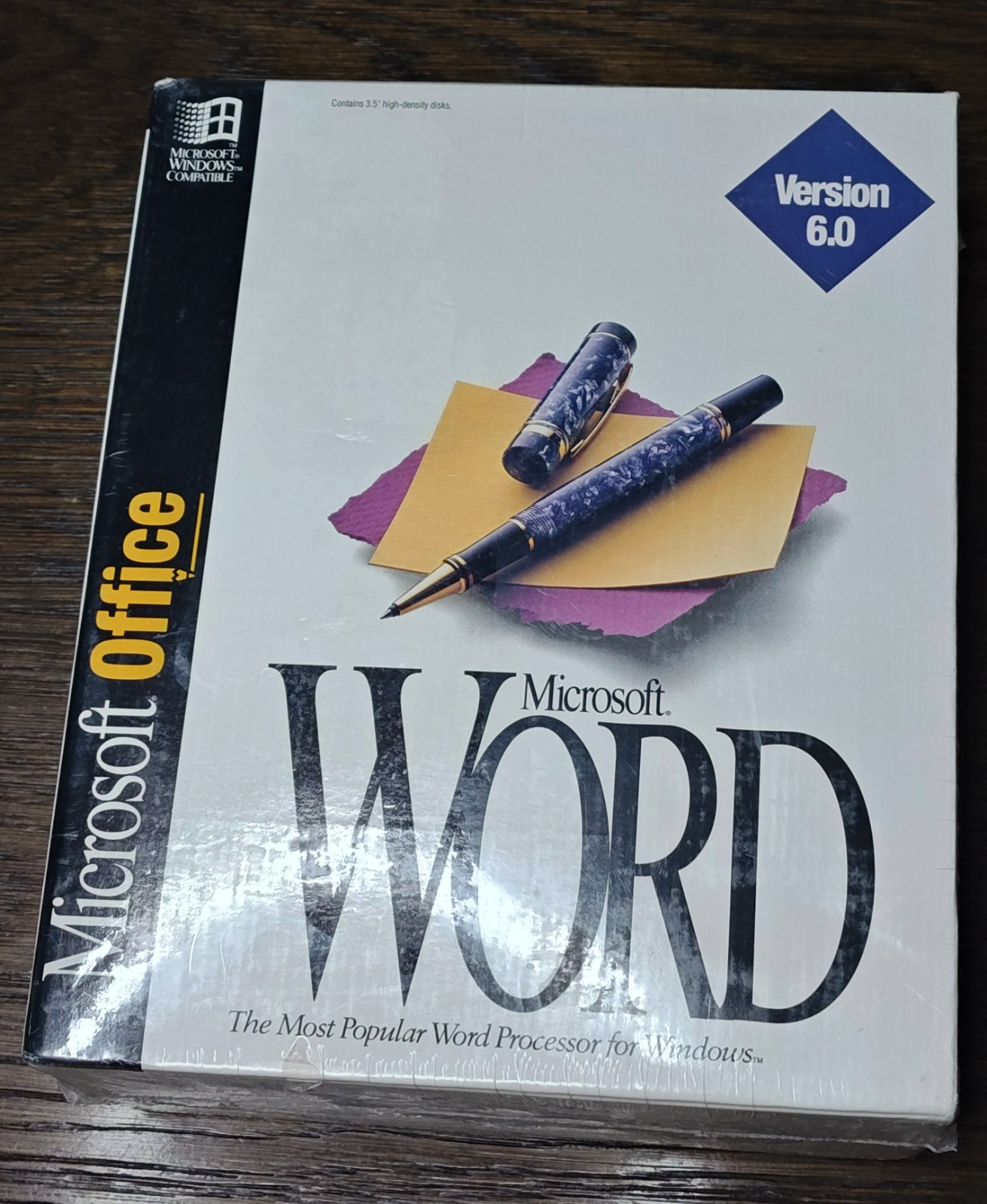 Vintage Microsoft Office Word Version 6.0 Retail Package NEW