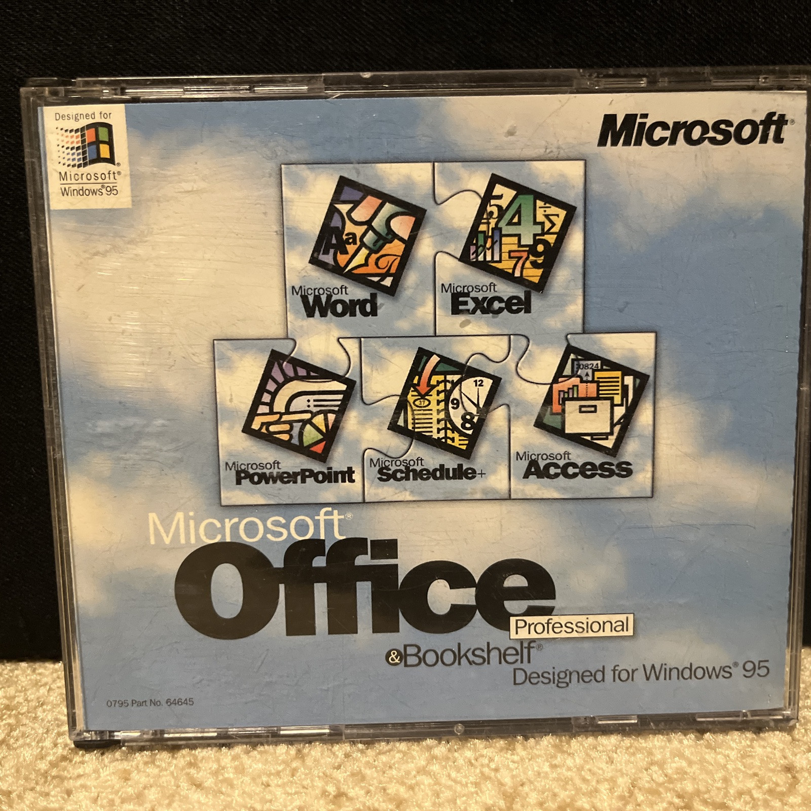 Microsoft Office Professional & Bookshelf Designed for Windows 95