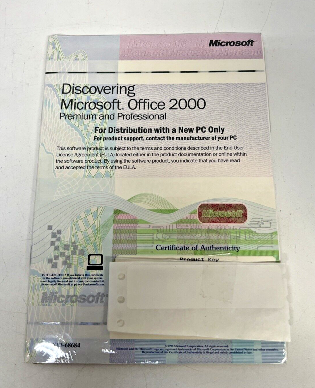 MS Microsoft Office 2000 Premium and Professional Edition NEW & SEALED