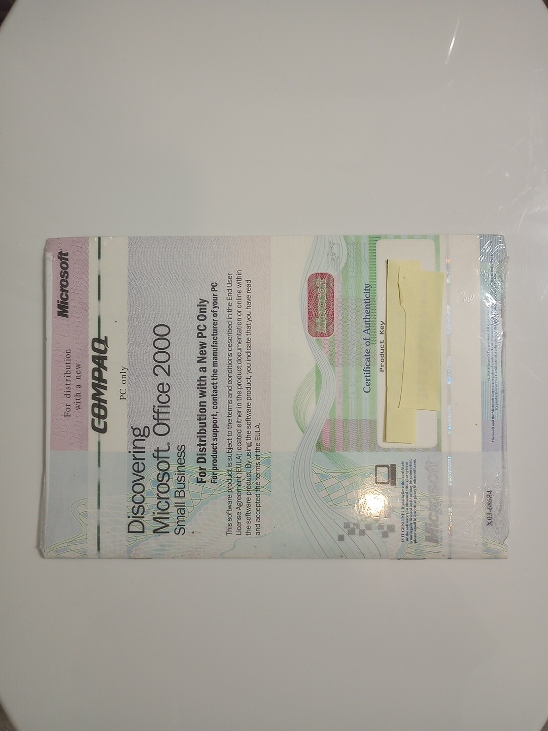 COMPAQ Discovering Microsoft Office 2000 Small Business- New Sealed