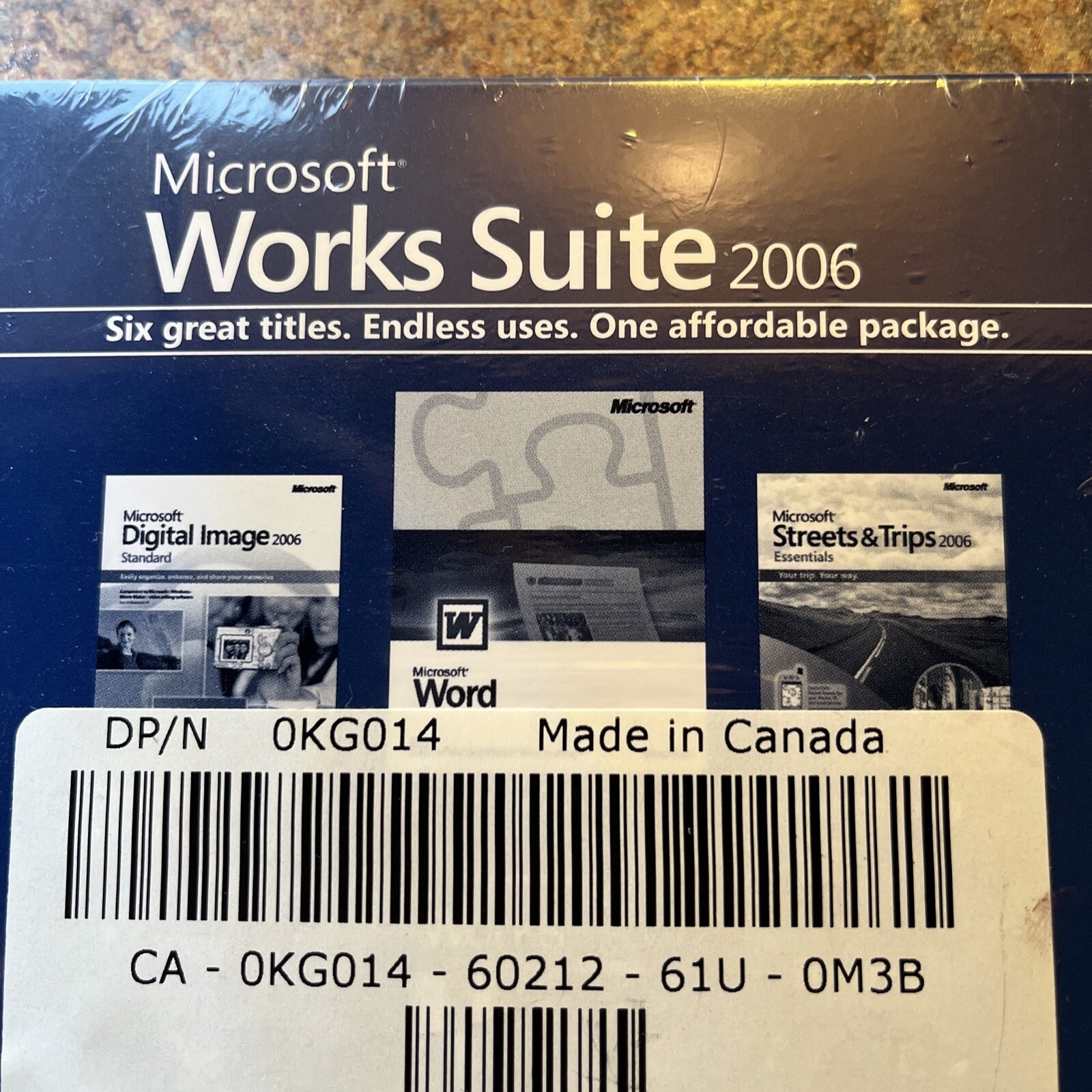 Microsoft Works Suite 2006 Computer Software with Product Key Factory New Sealed