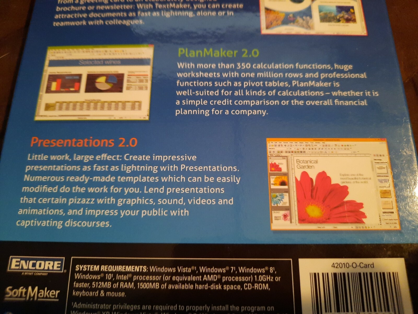 OFFICE SUITE 2.0 – Home & Business for Windows – PC CD-rom — NEW, SEALED