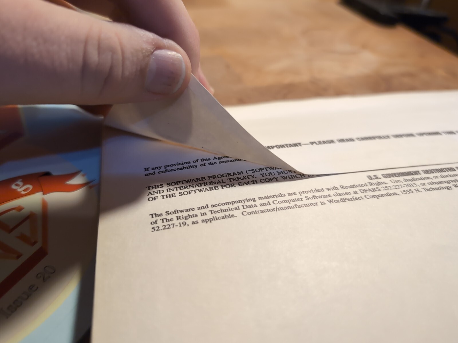 Mysterious Sealed Envelope Copy of WordPerfect, 3.5″ Diskettes?, MS-DOS?