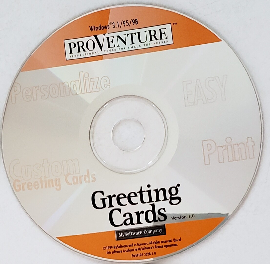 Pro Venture – Professional Tools For Small Businesses – Software CD Rom Windows