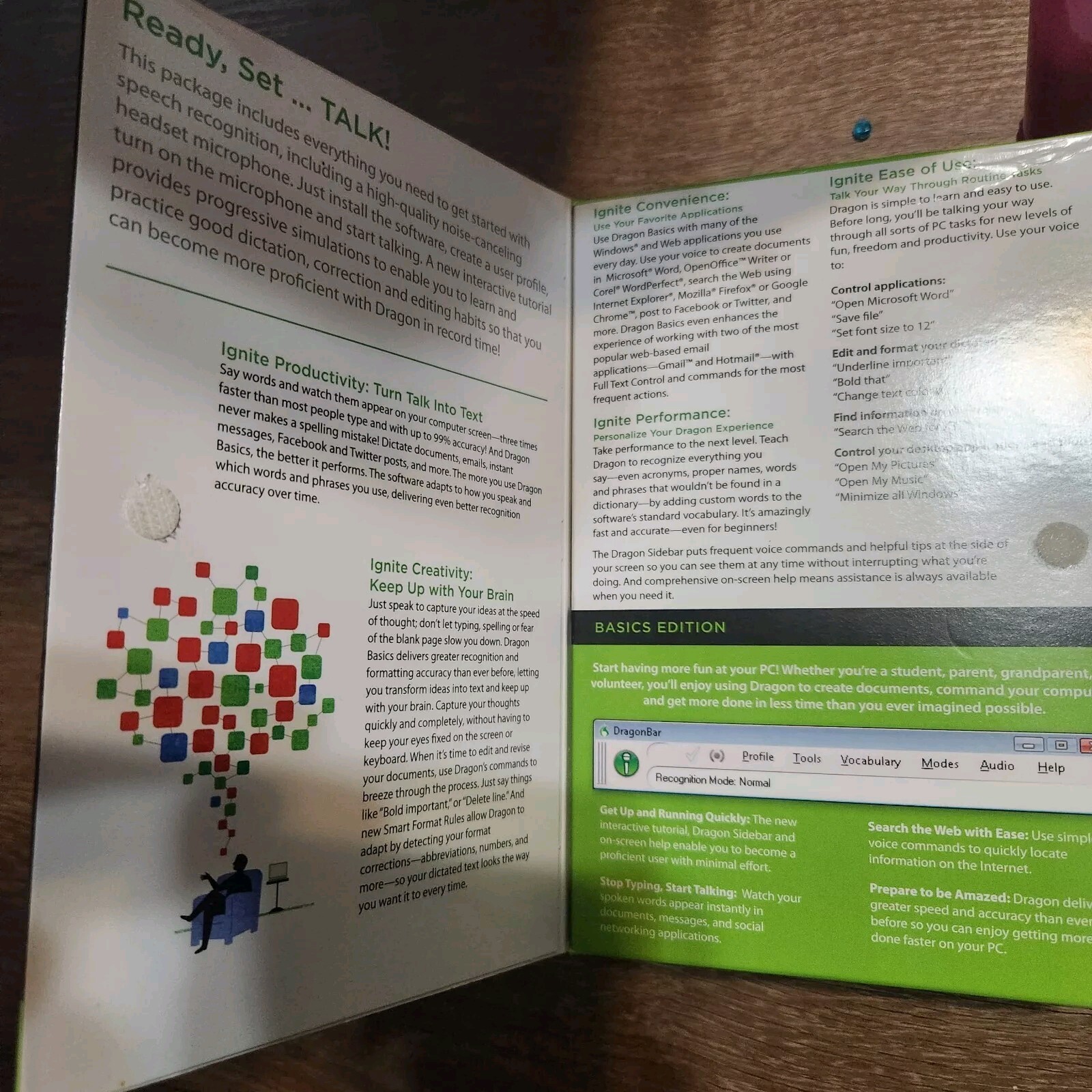 Nuance Dragon NaturallySpeaking 12 Basic Speech Recognition Software App Windows