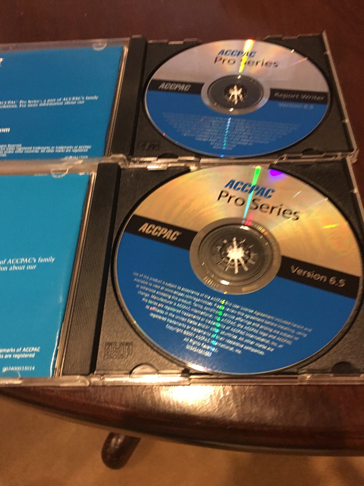 ERP Brand New ACCPAC Pro CD +Report Writer. Version 6.5. NFR + Eval Keys.