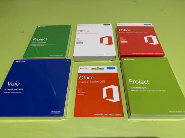 Microsoft Office 2016 – various (choose 5 software)