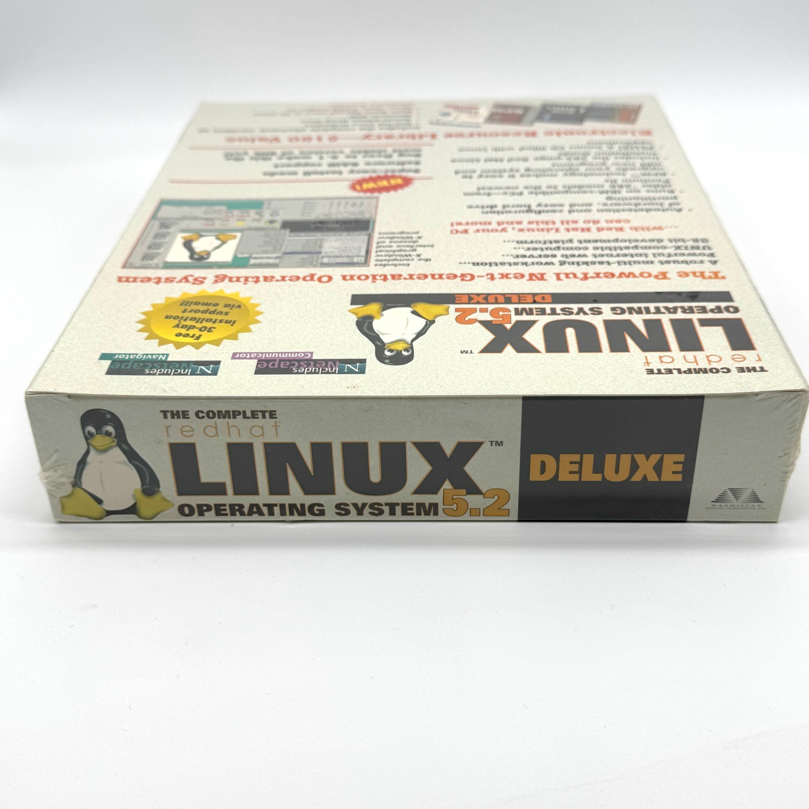 The Complete RedHat Linux 5.2 Operating System Deluxe New Sealed PC Software