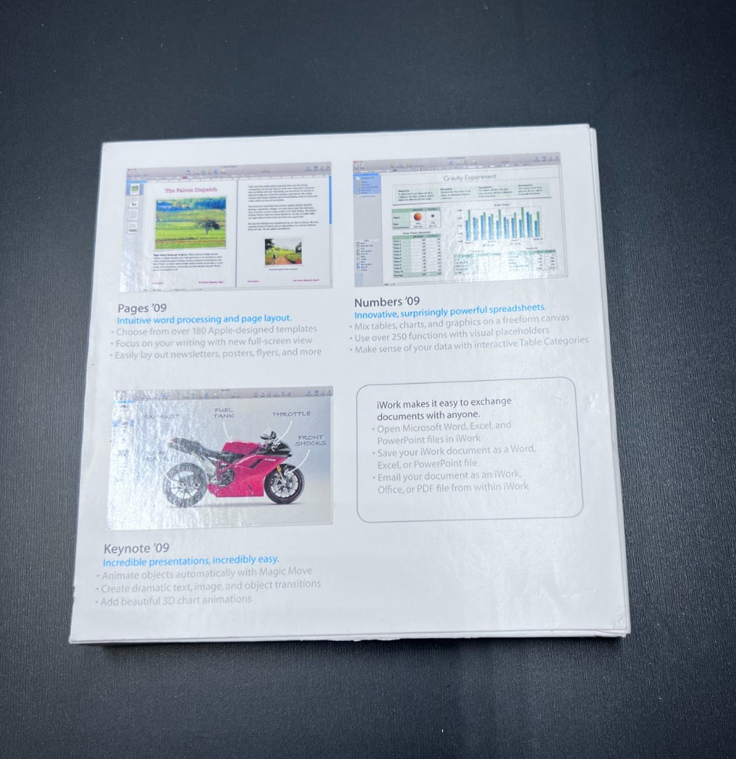 Apple iWork ’09 (Retail) Full Version for Mac MB942Z/A