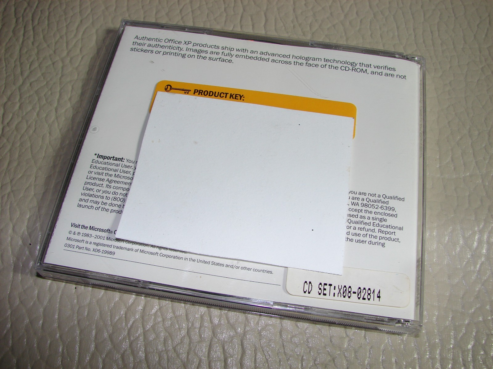 Microsoft Office XP Standard -Students and Teachers 2002 with Product Key -#28
