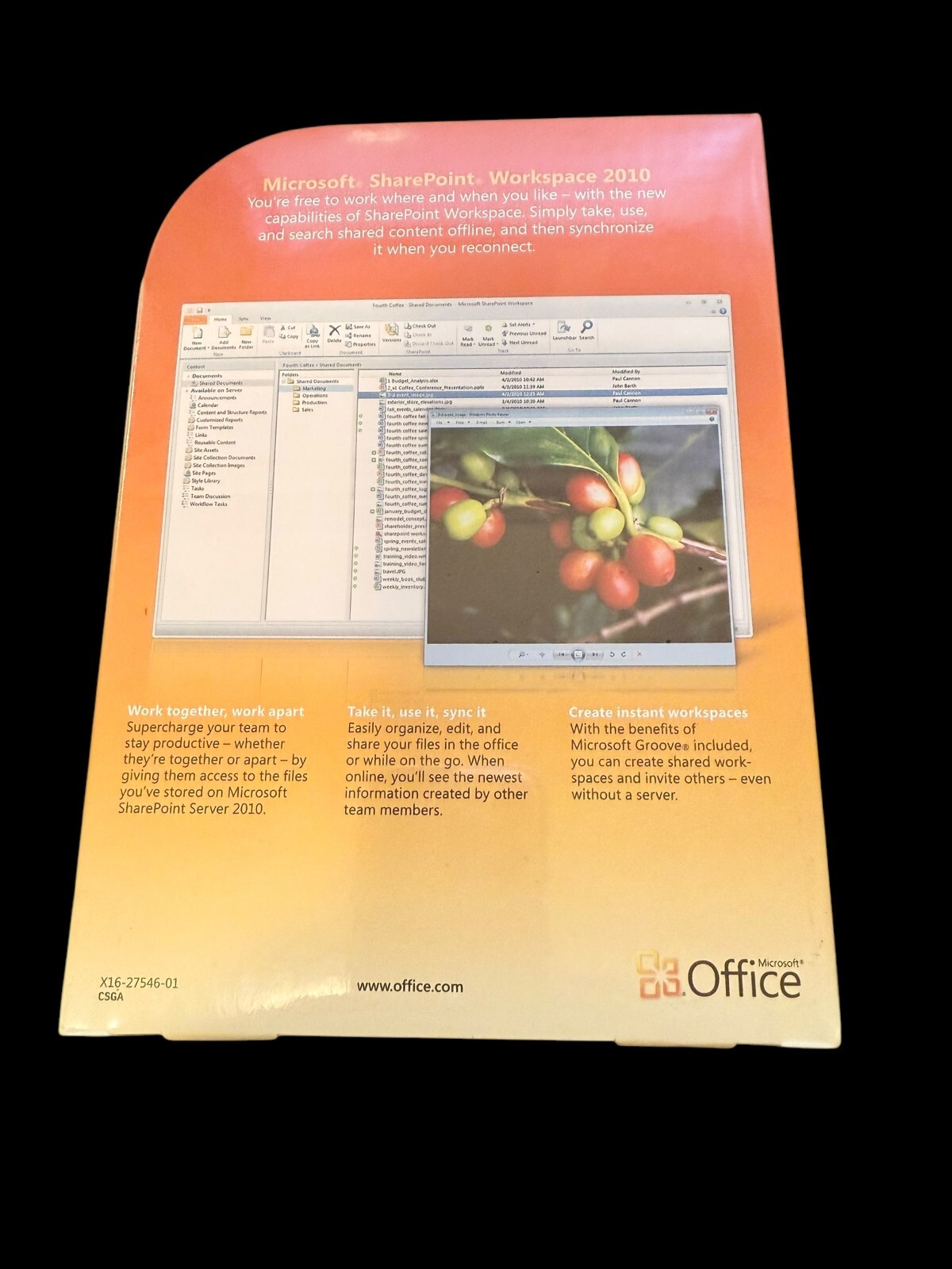Microsoft SHAREPOINT WORKSPACE 2010, 32/64-BIT ENGLISH, V2010, ZUD-00010, New