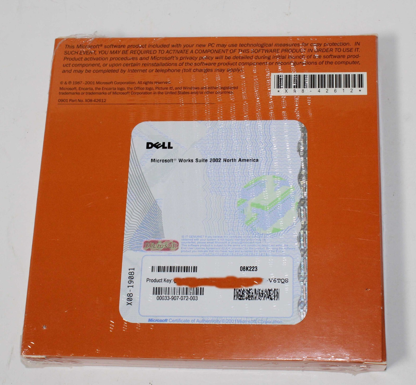 Microsoft Works 2002 Software Installation CD’s with Product Key – BRAND NEW!