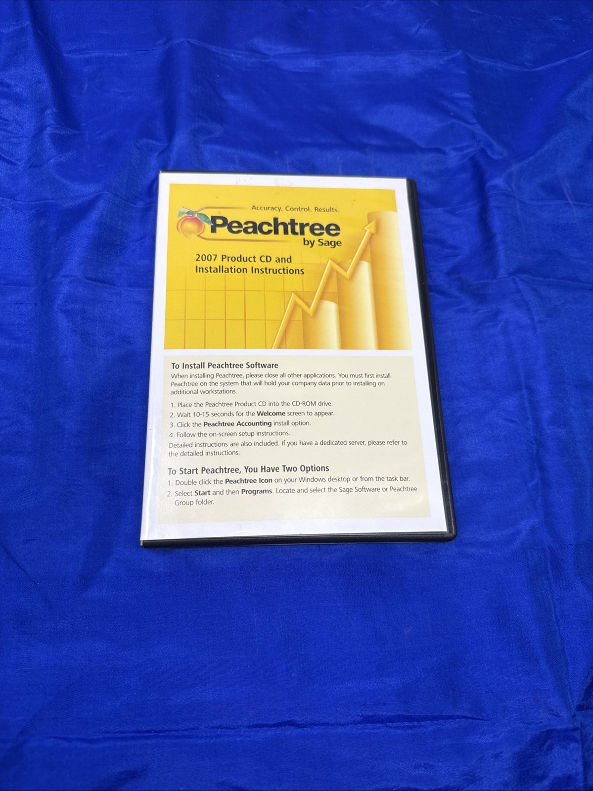 Sage Peachtree Complete Accounting 2007 Complete In Box