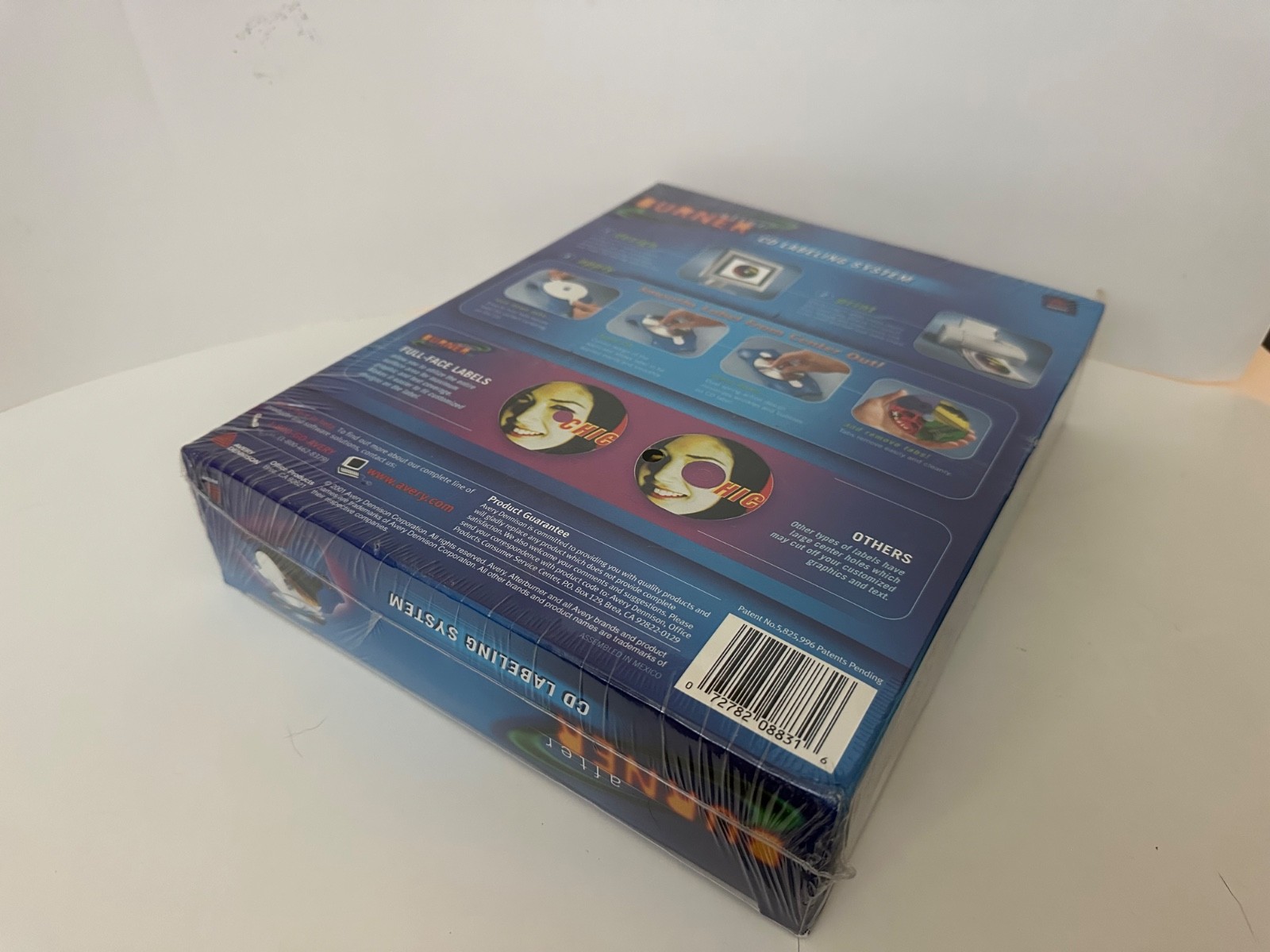 After Burner CD Labeling System PC CD-ROM Software Program 2001 Avery
