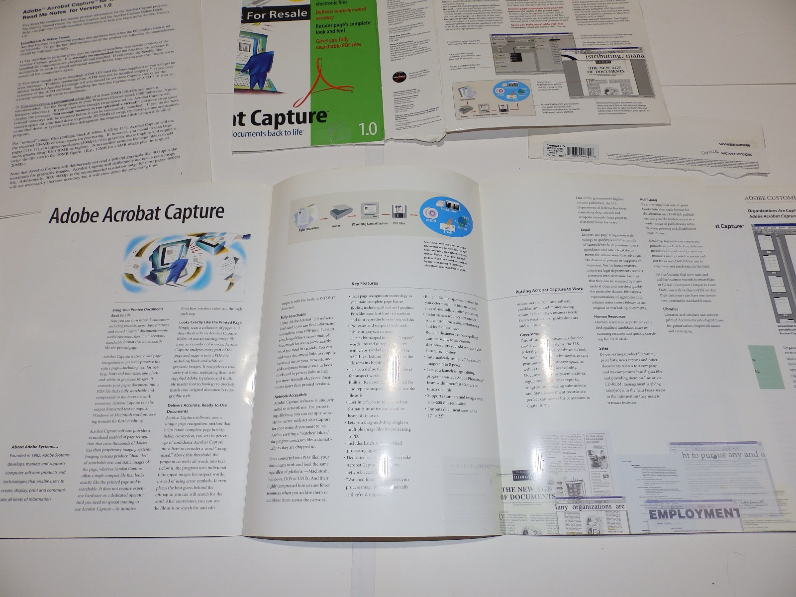 Vintage Software – Adobe Acrobat Capture for Windows v1.0
