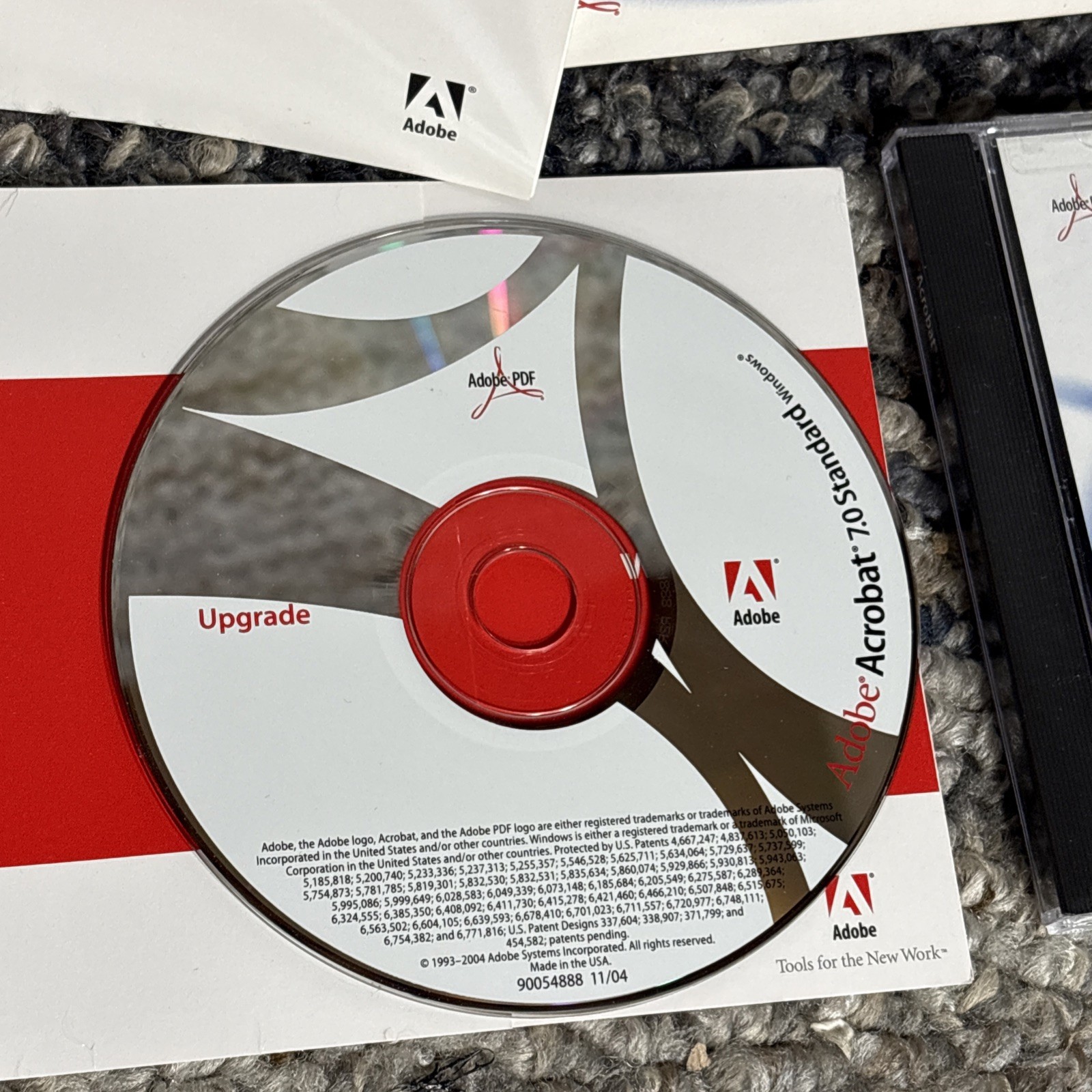 Adobe Acrobat 7.0 Standard ” UPGRADE ” CD – Windows w/ Serial Number